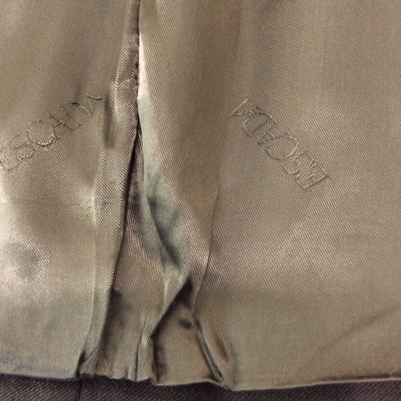 Escada Margaretha Ley Double Breasted 100% Wool Judge Gray Blazer Size EU 38 US6 - Picture 13 of 15